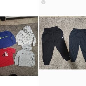 Champion Kids' Black and Navy Joggers